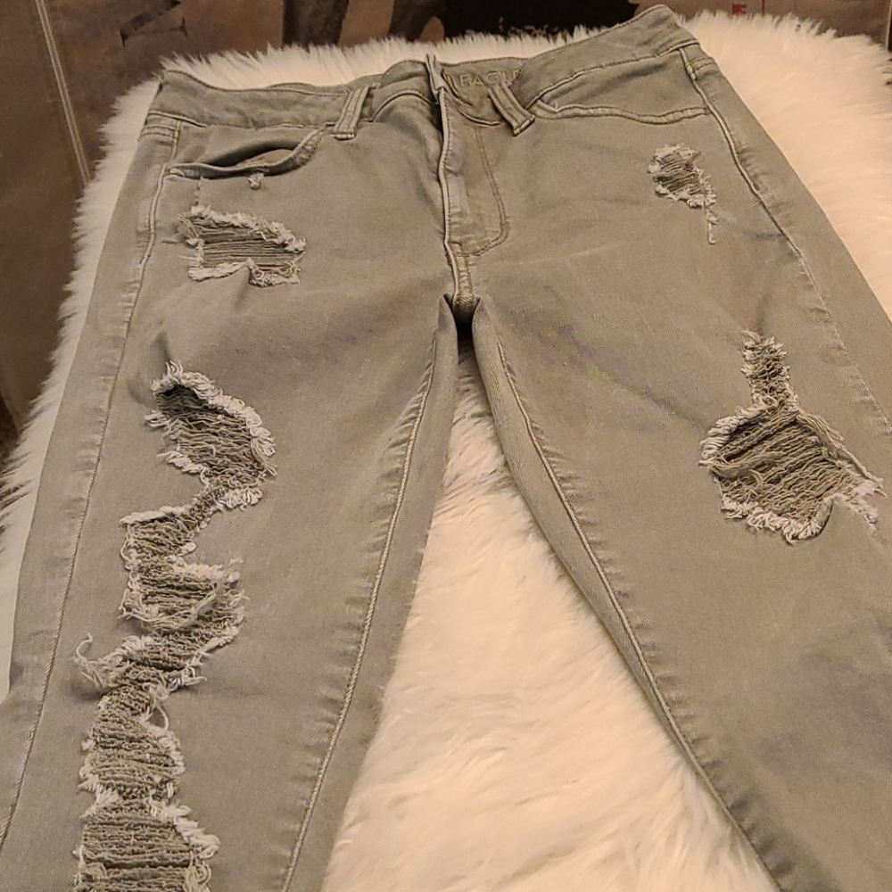 American 🦅 High Rise Jegging Crop